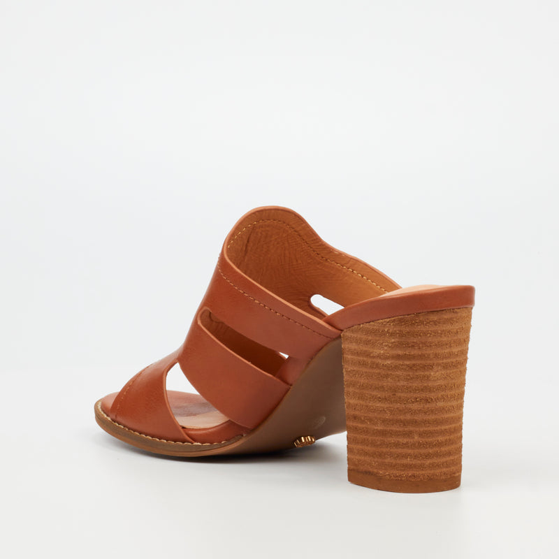 Miss Black Solo 1 Heel - Tan footwear Miss Black   