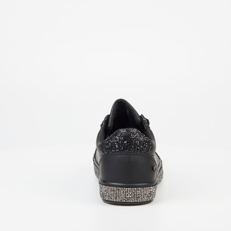 Miss Black Sparkle 4 Sneaker - Black footwear Miss Black   
