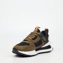 Urbanart Spirex 1 Faux Nubuck / Mesh Sneaker - Olive footwear UBRT