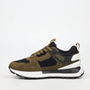 Urbanart Spirex 1 Faux Nubuck / Mesh Sneaker - Olive footwear UBRT
