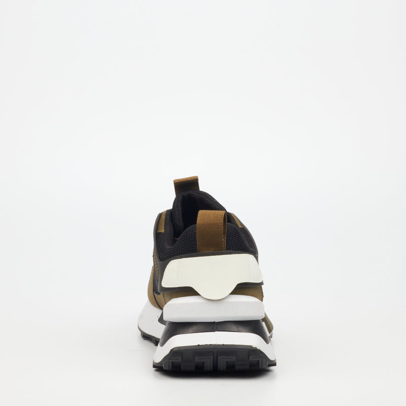 Urbanart Spirex 1 Faux Nubuck / Mesh Sneaker - Olive footwear UBRT