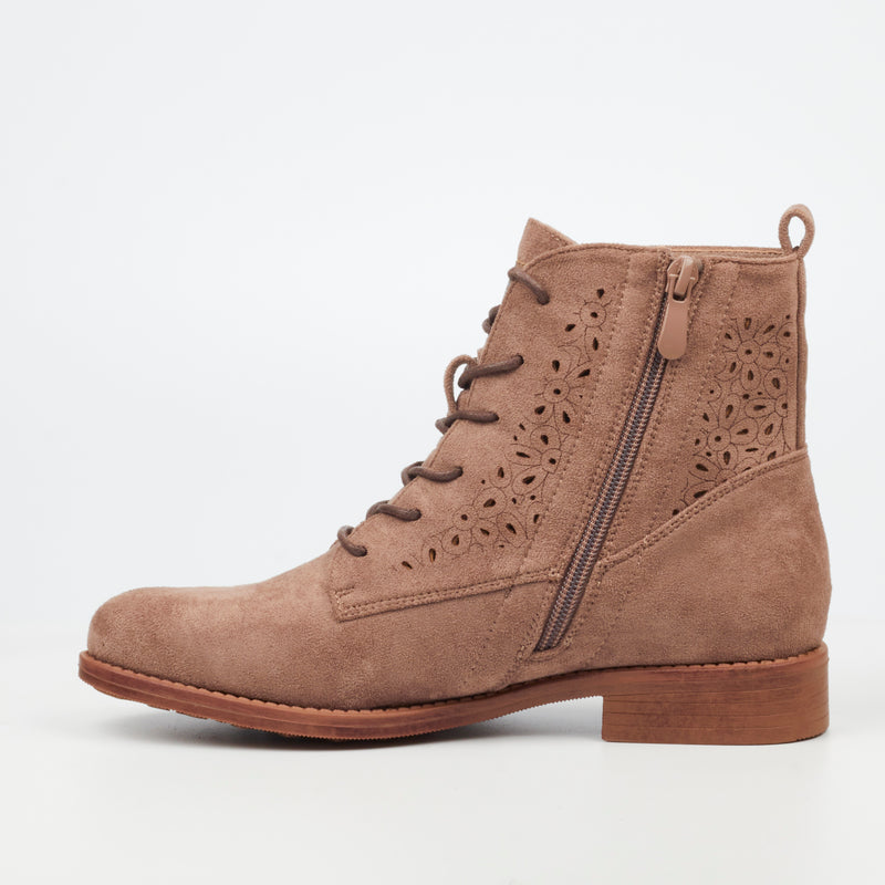 Viabeach Spring 1 Ankle Boot - Taupe footwear Viabeach