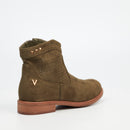 Viabeach Spring 2 Ankle Boot - Olive footwear Viabeach
