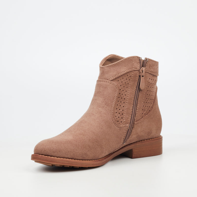 Viabeach Spring 2 Ankle Boot - Taupe footwear Viabeach