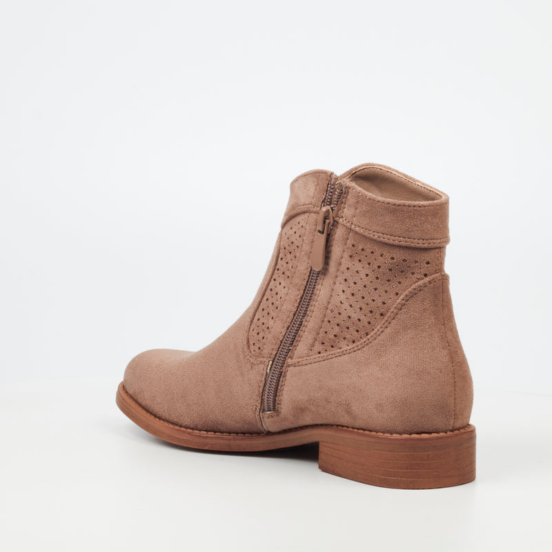 Viabeach Spring 2 Ankle Boot - Taupe footwear Viabeach