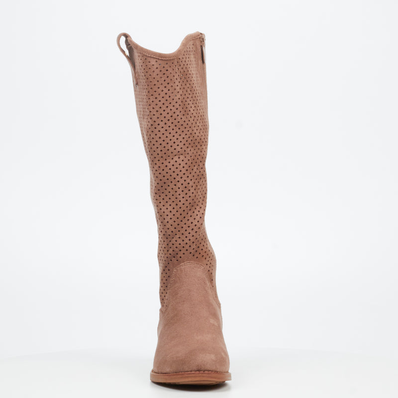 Viabeach Spring 3 High Boot - Taupe footwear Viabeach