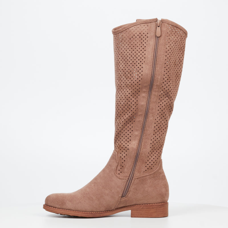 Viabeach Spring 3 High Boot - Taupe footwear Viabeach