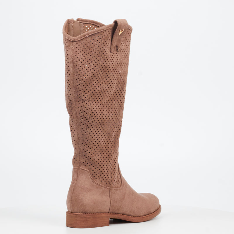 Viabeach Spring 3 High Boot - Taupe footwear Viabeach