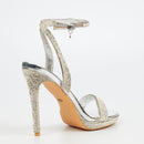 Miss Black Spritzer 1 Heel - Silver footwear Miss Black