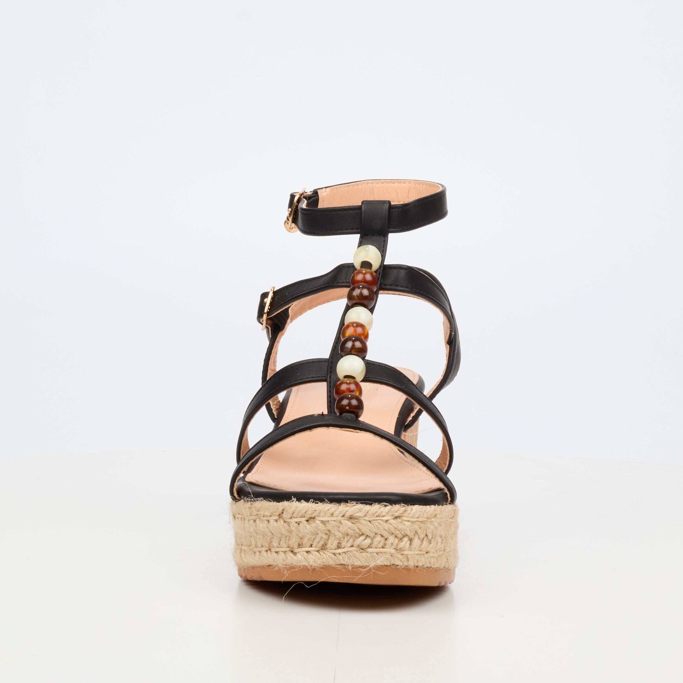 Miss Black Steffi 11 Wedge - Black