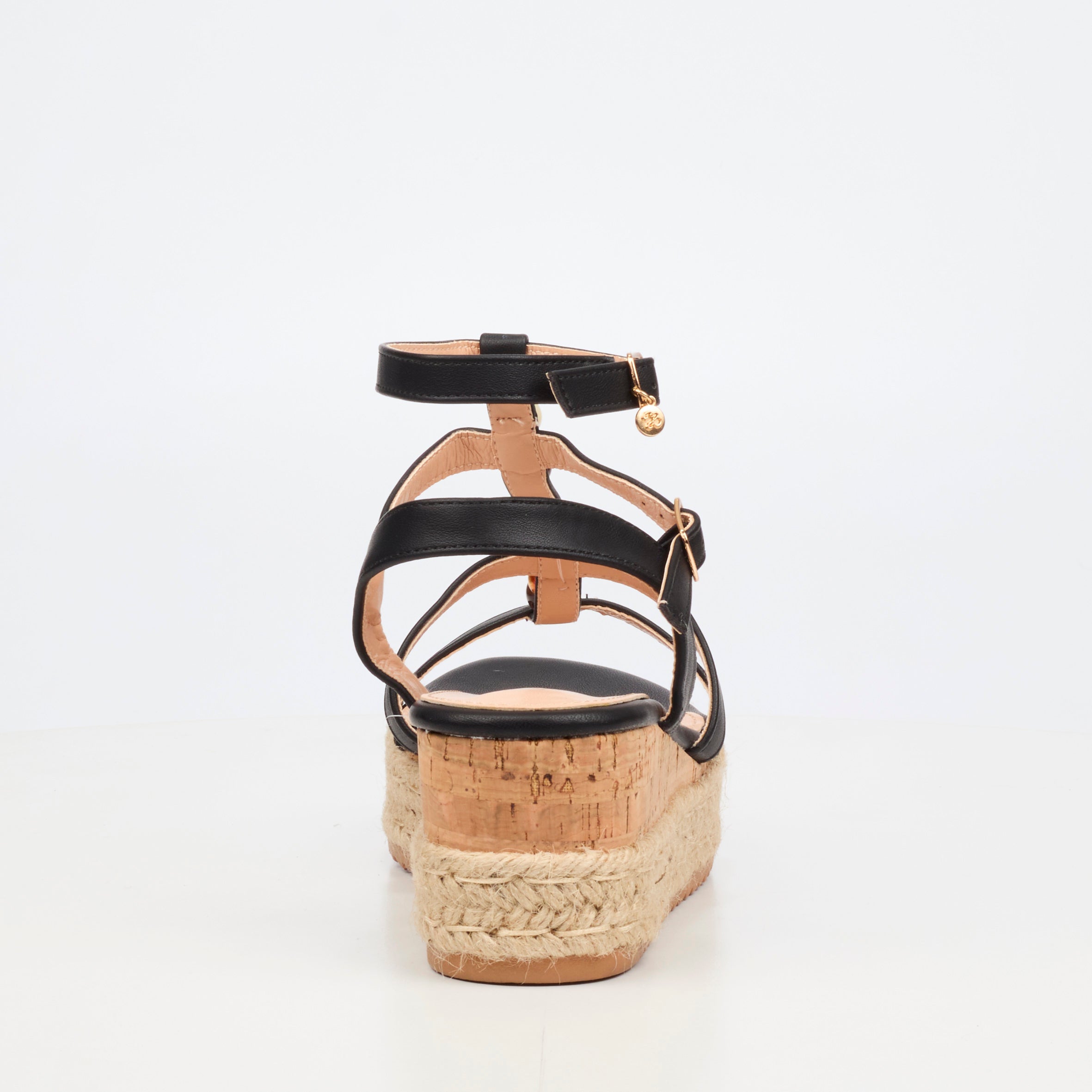 Miss Black Steffi 11 Wedge - Black