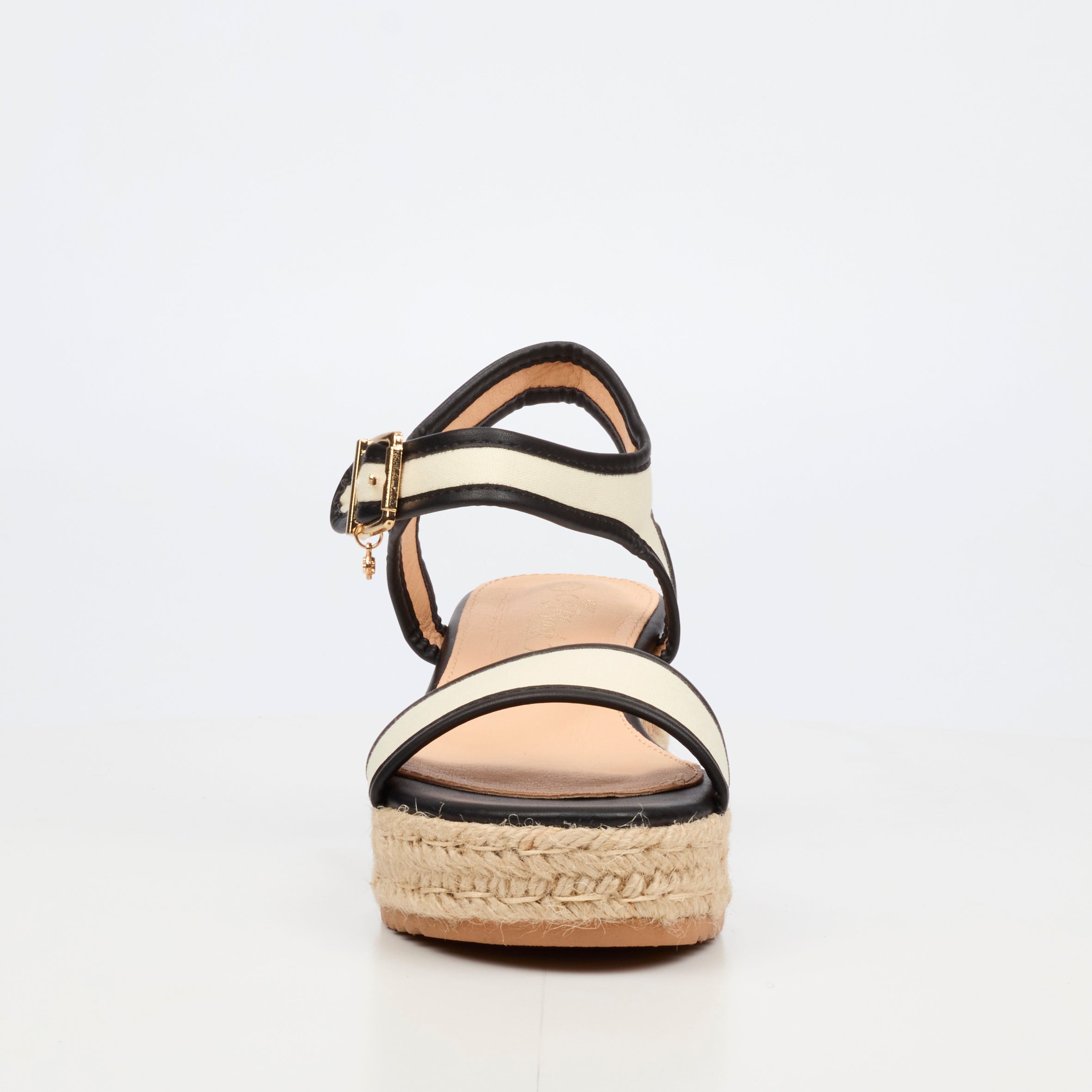 Miss Black Steffi 12 Wedge - Black