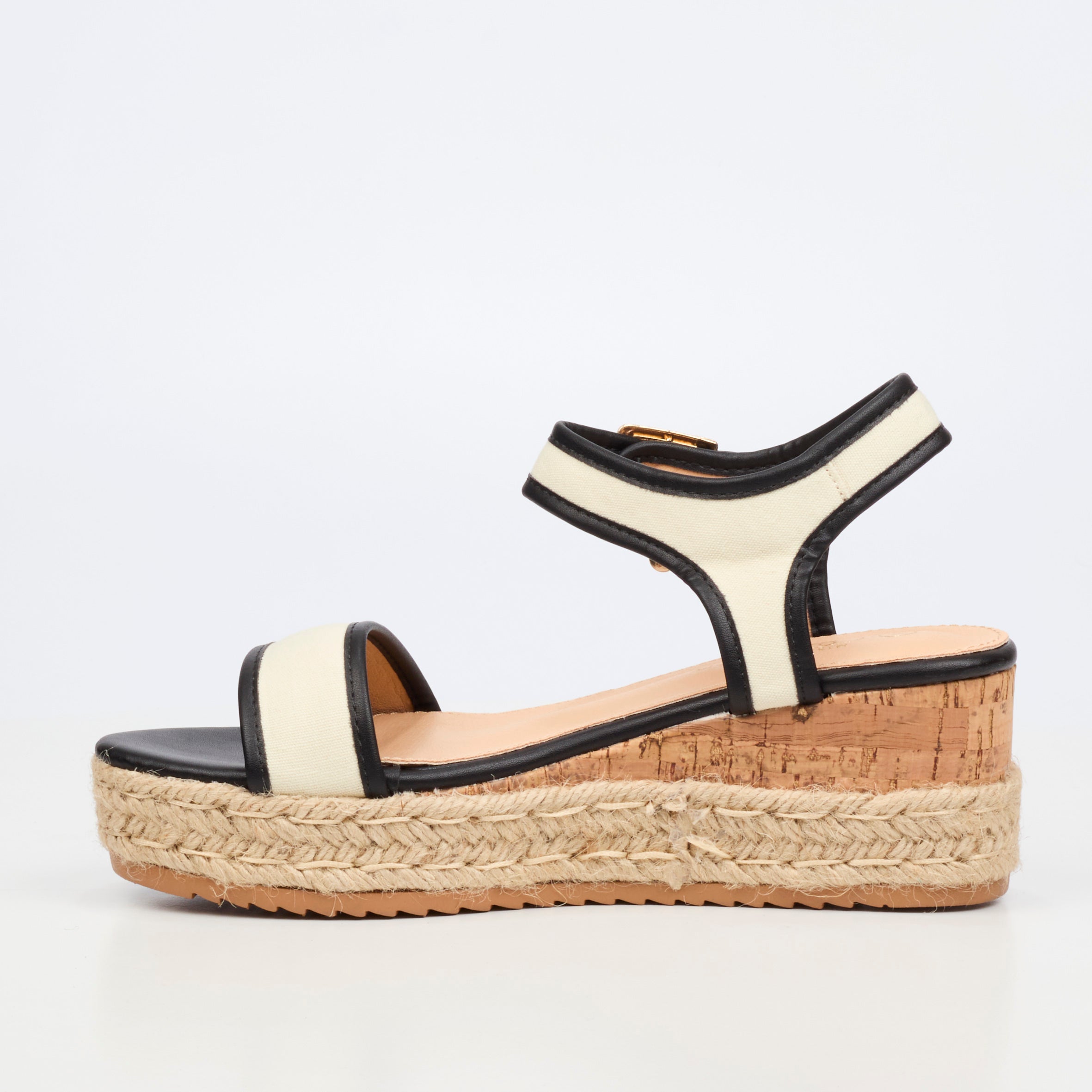 Miss Black Steffi 12 Wedge - Black