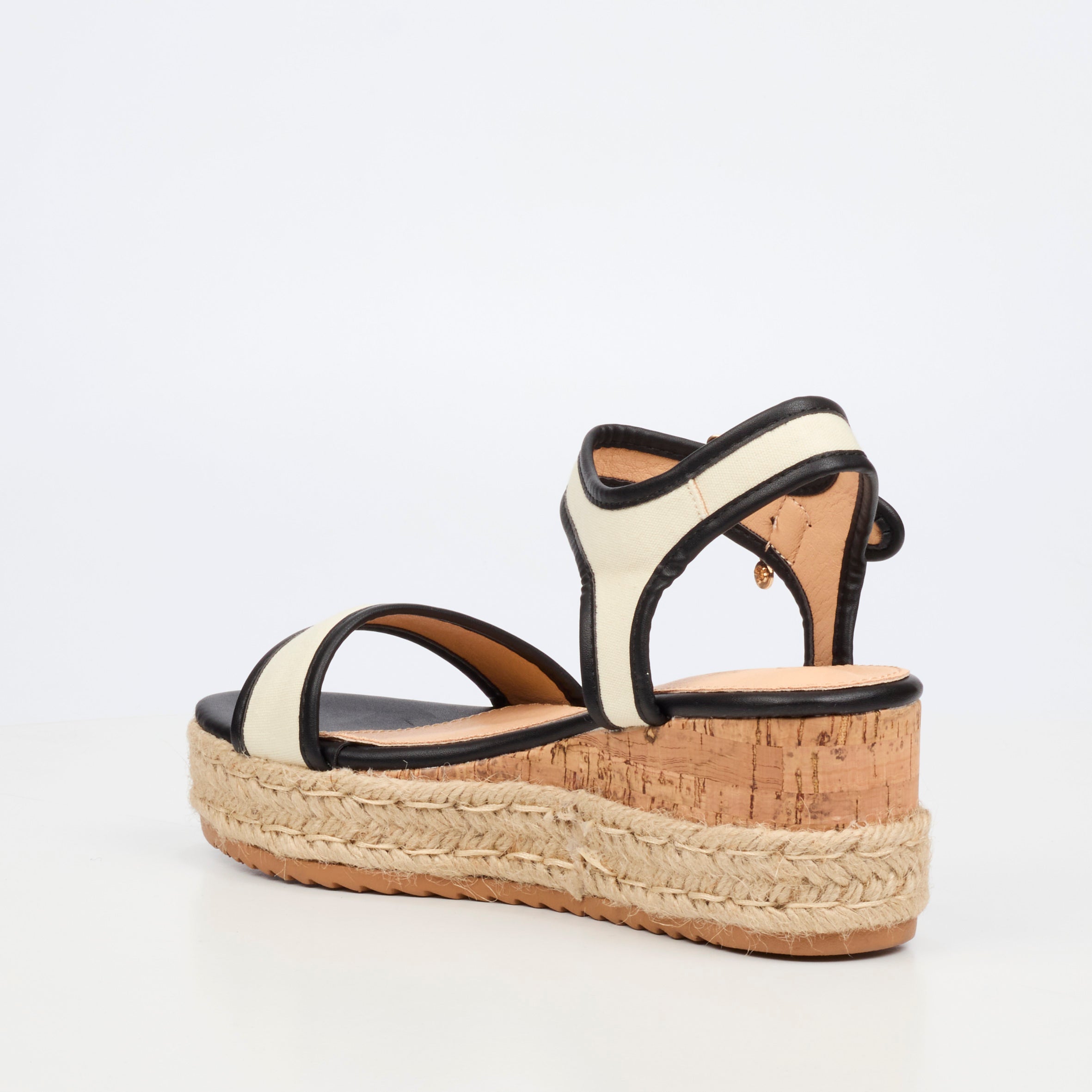 Miss Black Steffi 12 Wedge - Black