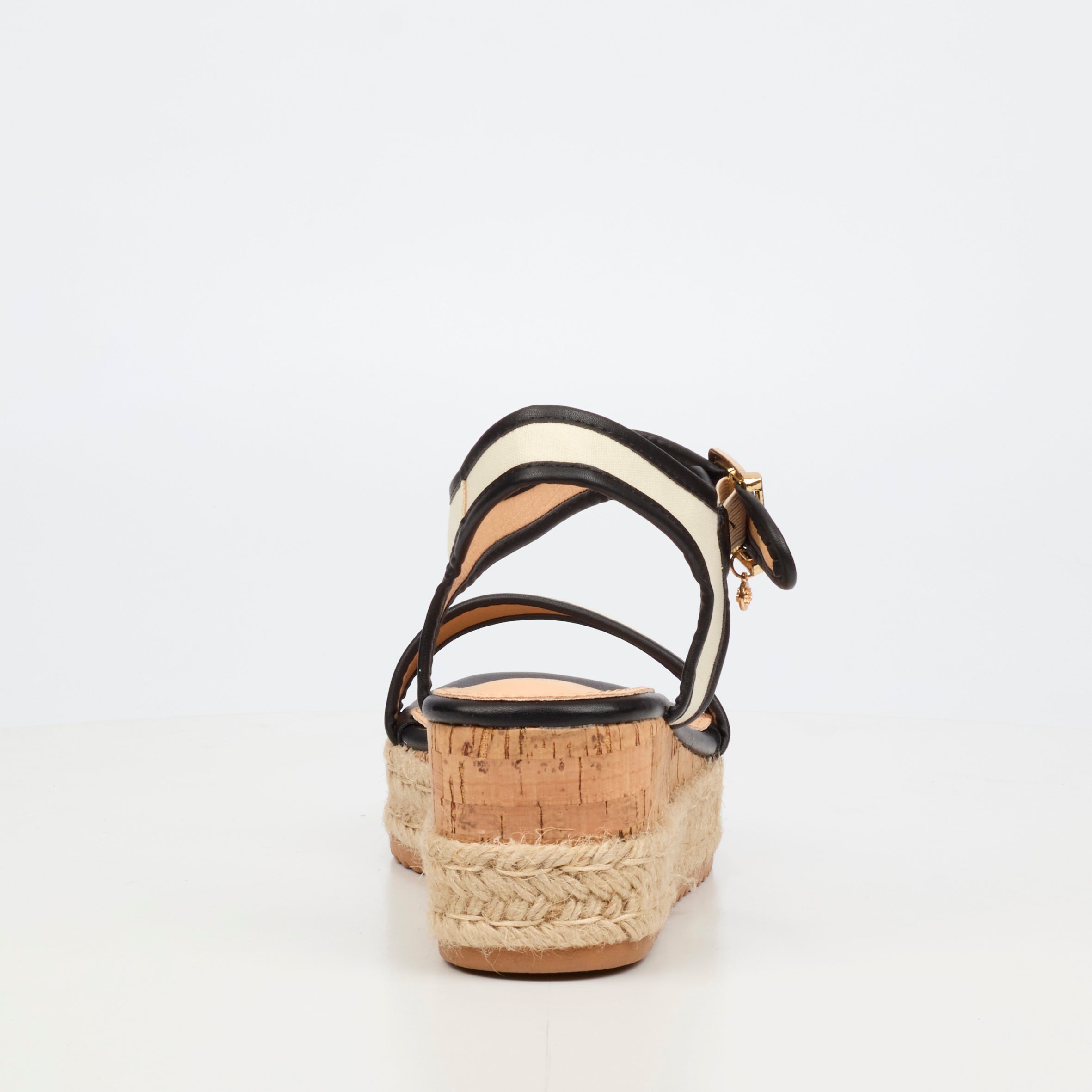 Miss Black Steffi 12 Wedge - Black