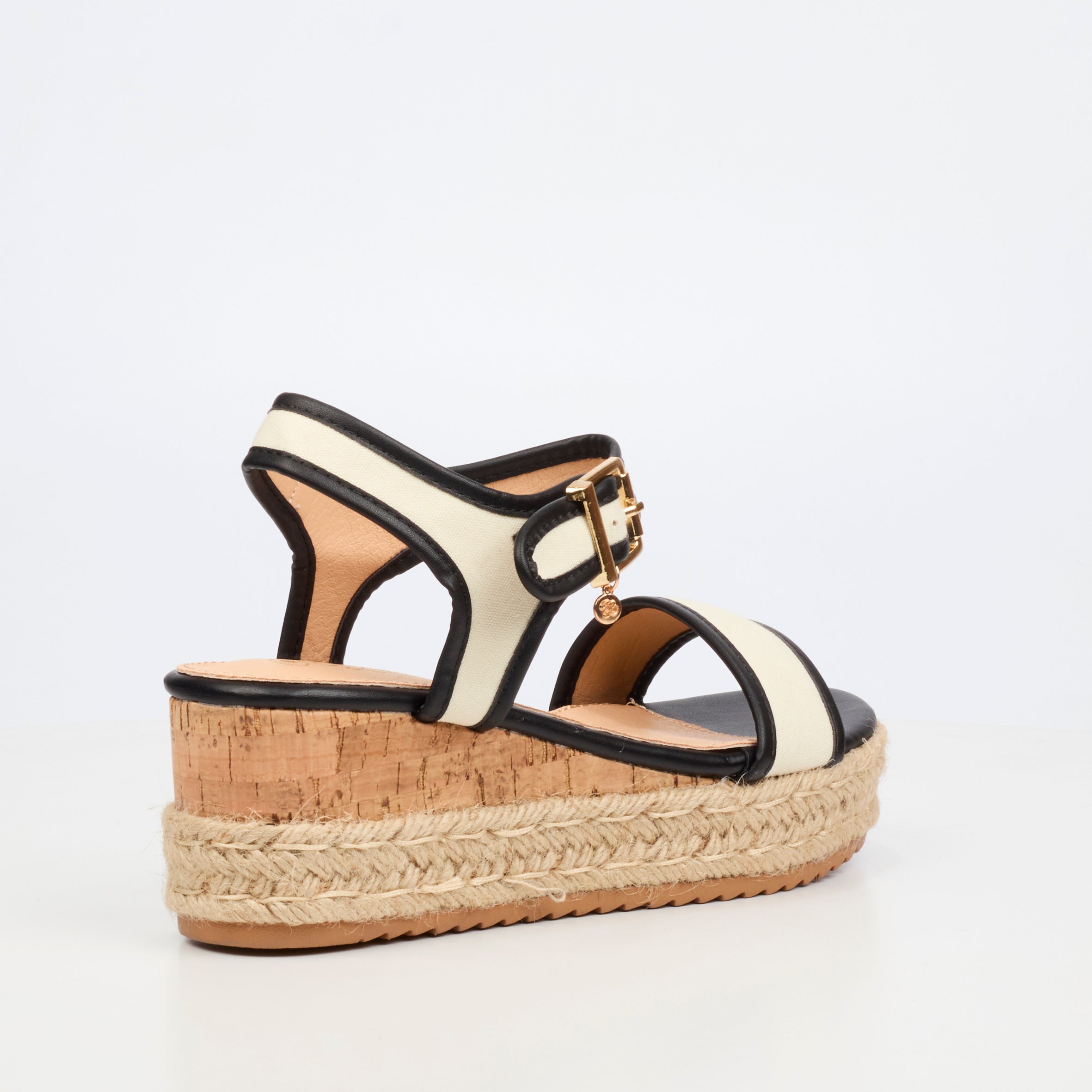 Miss Black Steffi 12 Wedge - Black