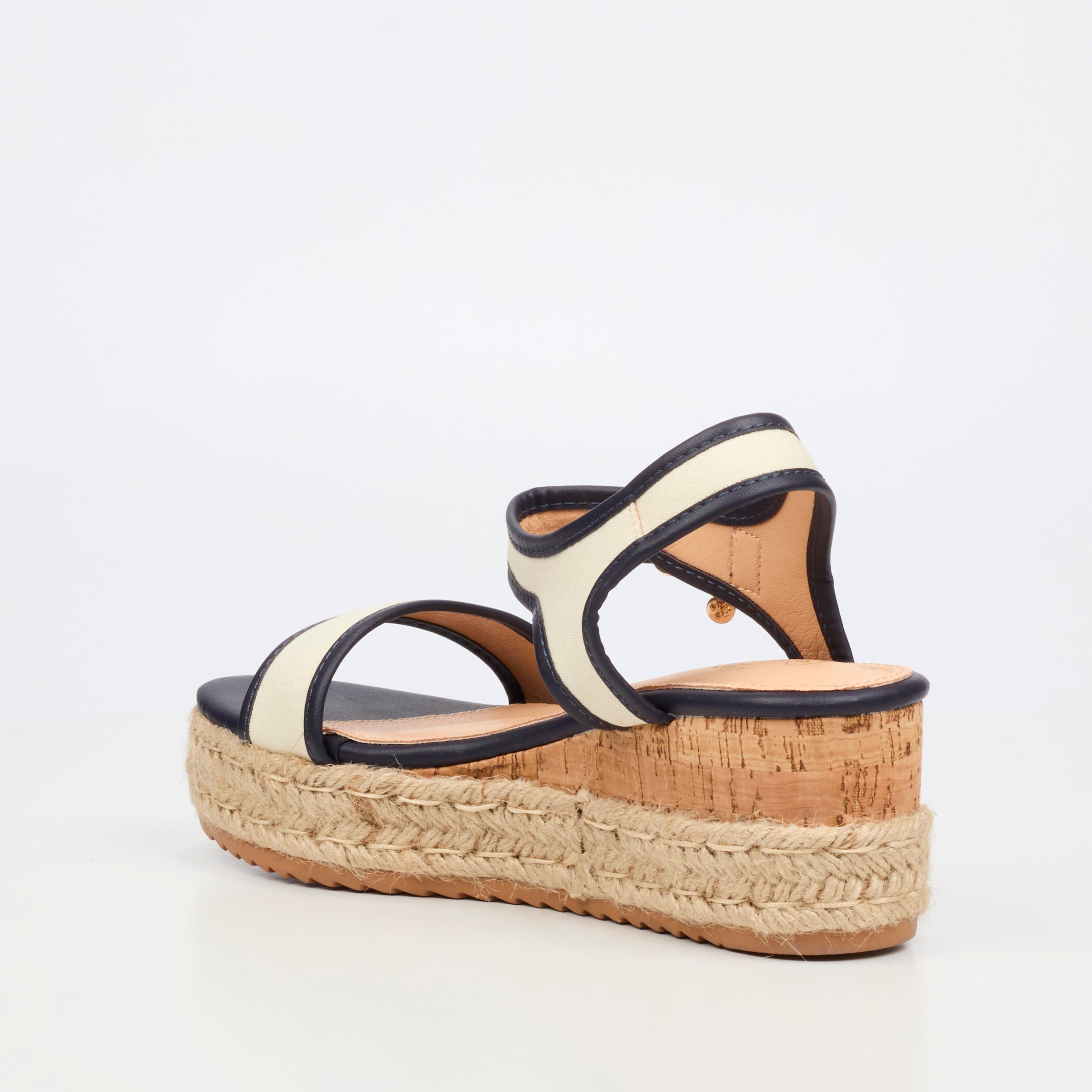 Miss Black Steffi 12 Wedge - Navy