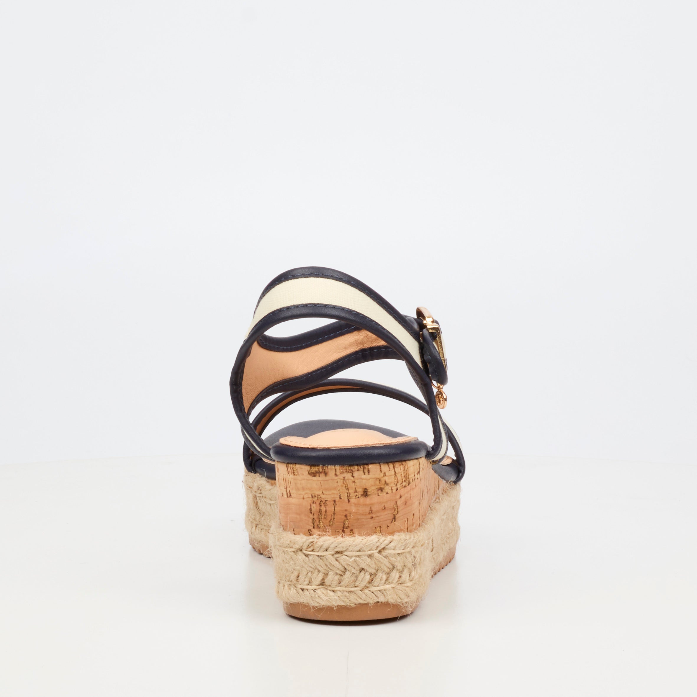 Miss Black Steffi 12 Wedge - Navy