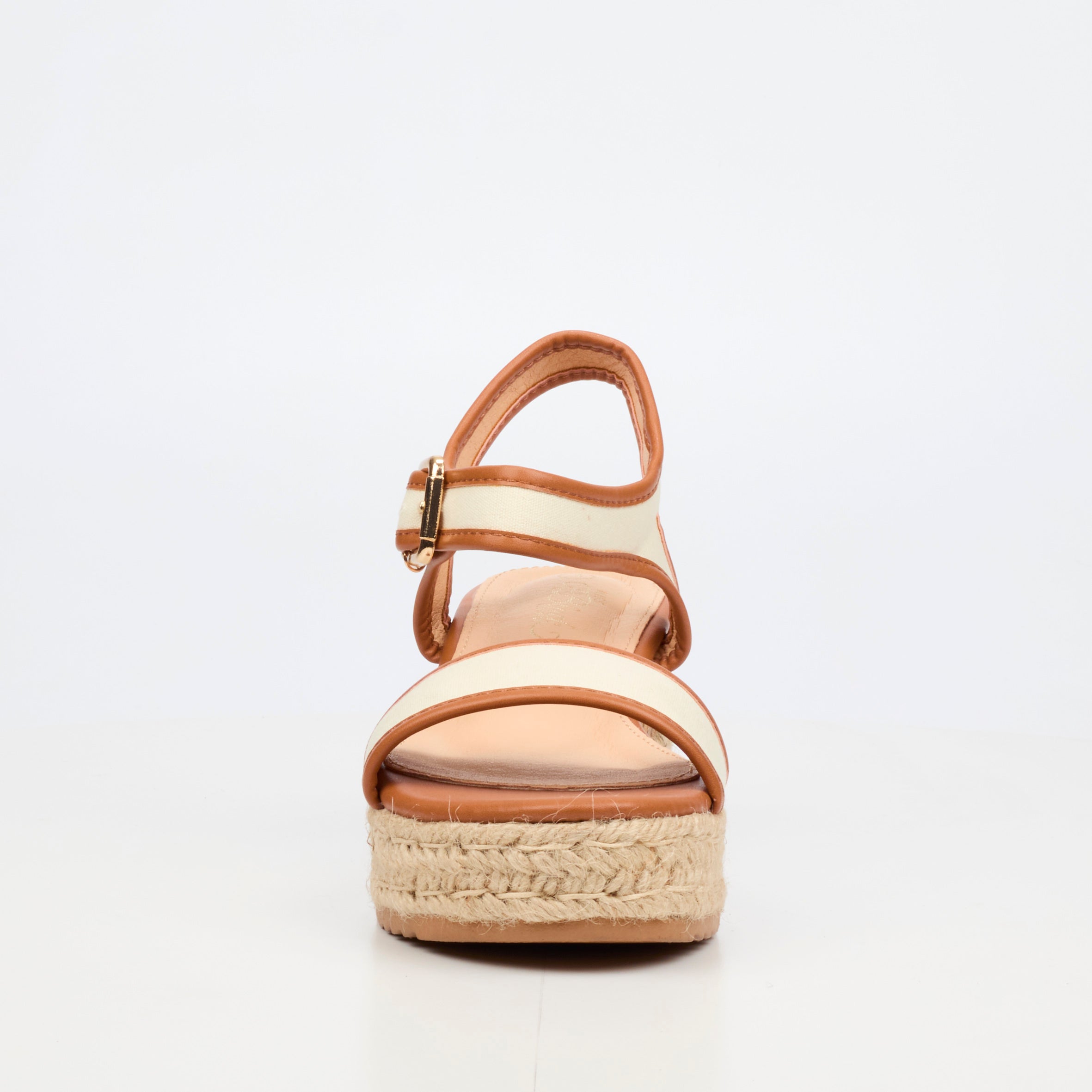 Miss Black Steffi 12 Wedge - Tan
