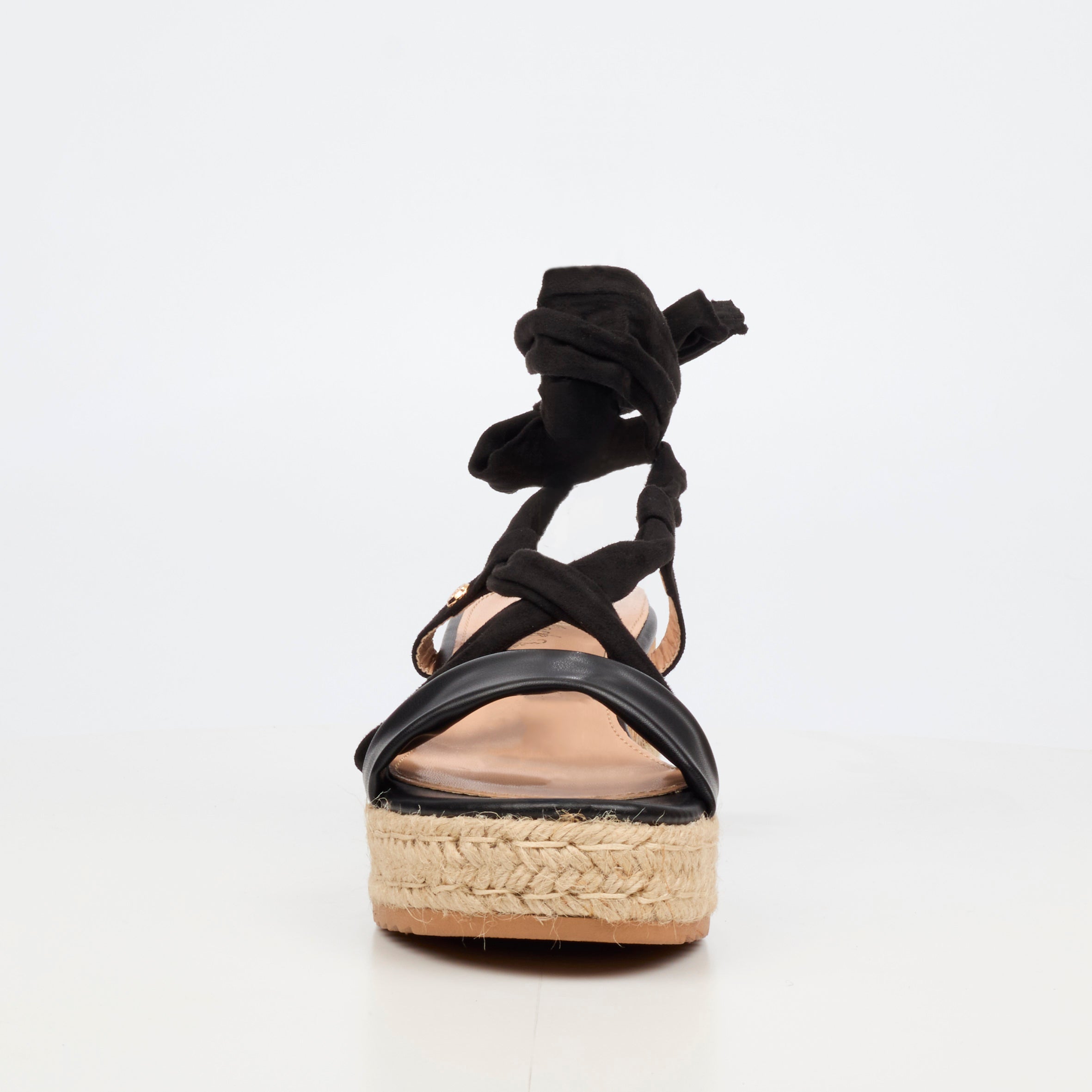 Miss Black Steffi 14 Wedge - Black
