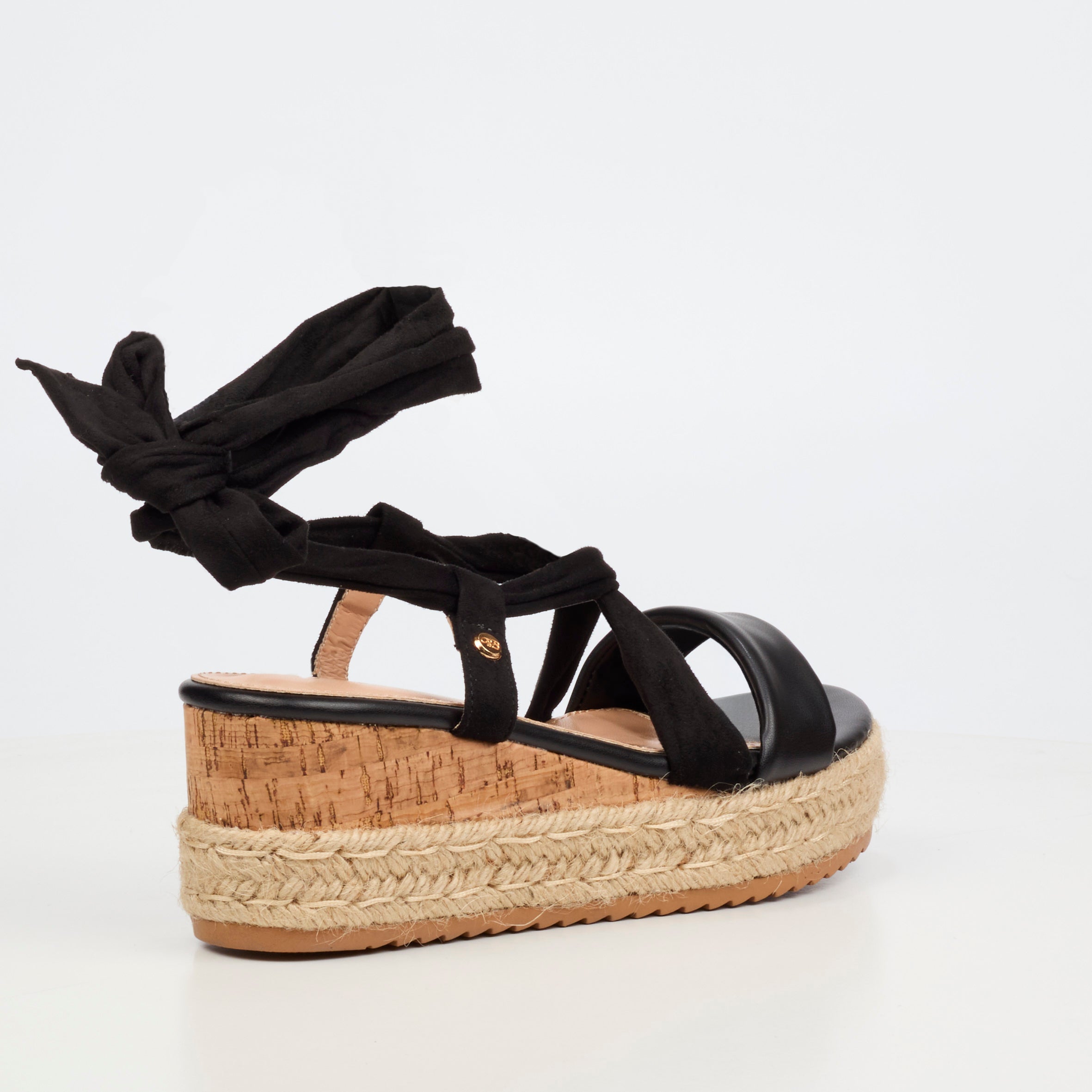 Miss Black Steffi 14 Wedge - Black
