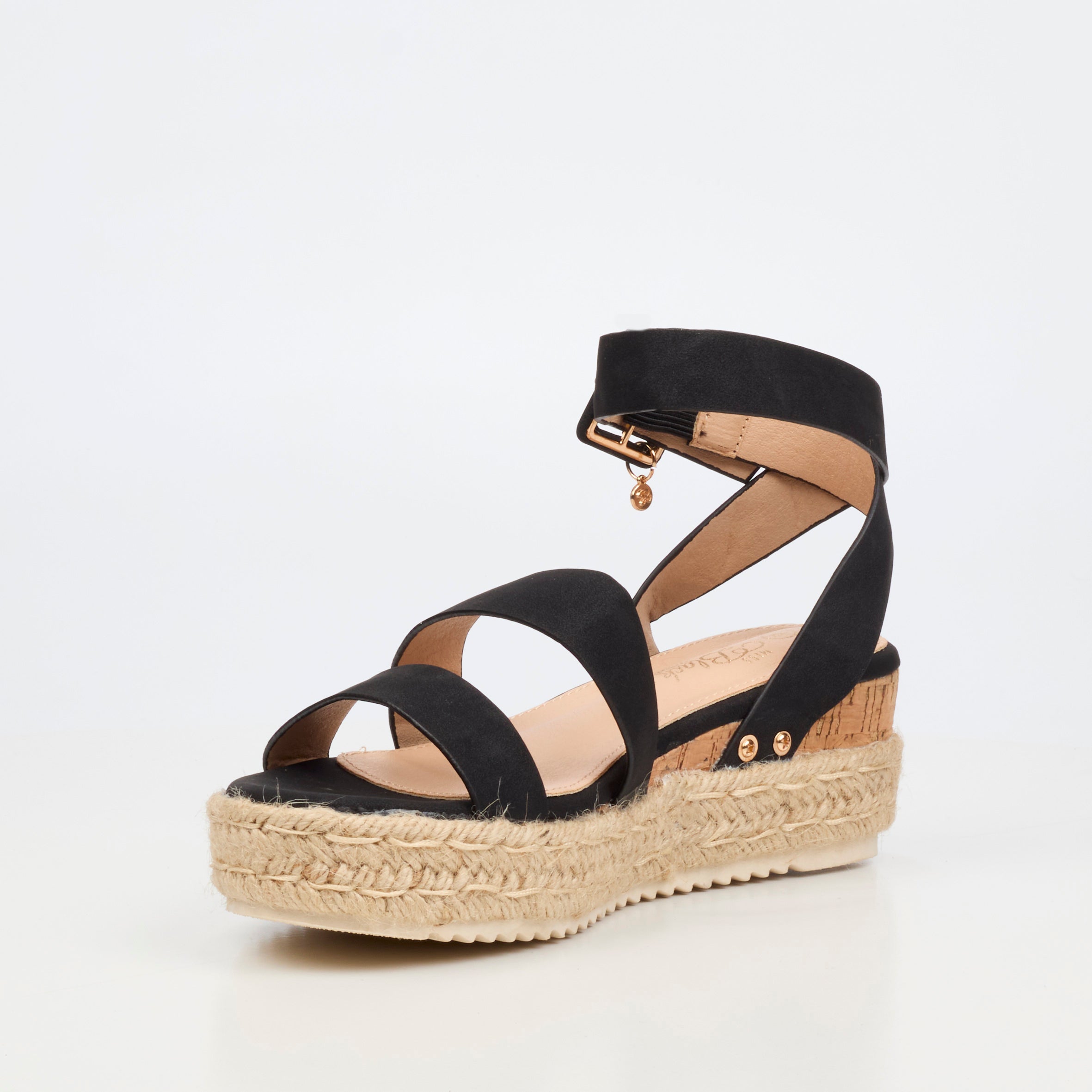 Miss Black Steffi 2 Wedge - Black