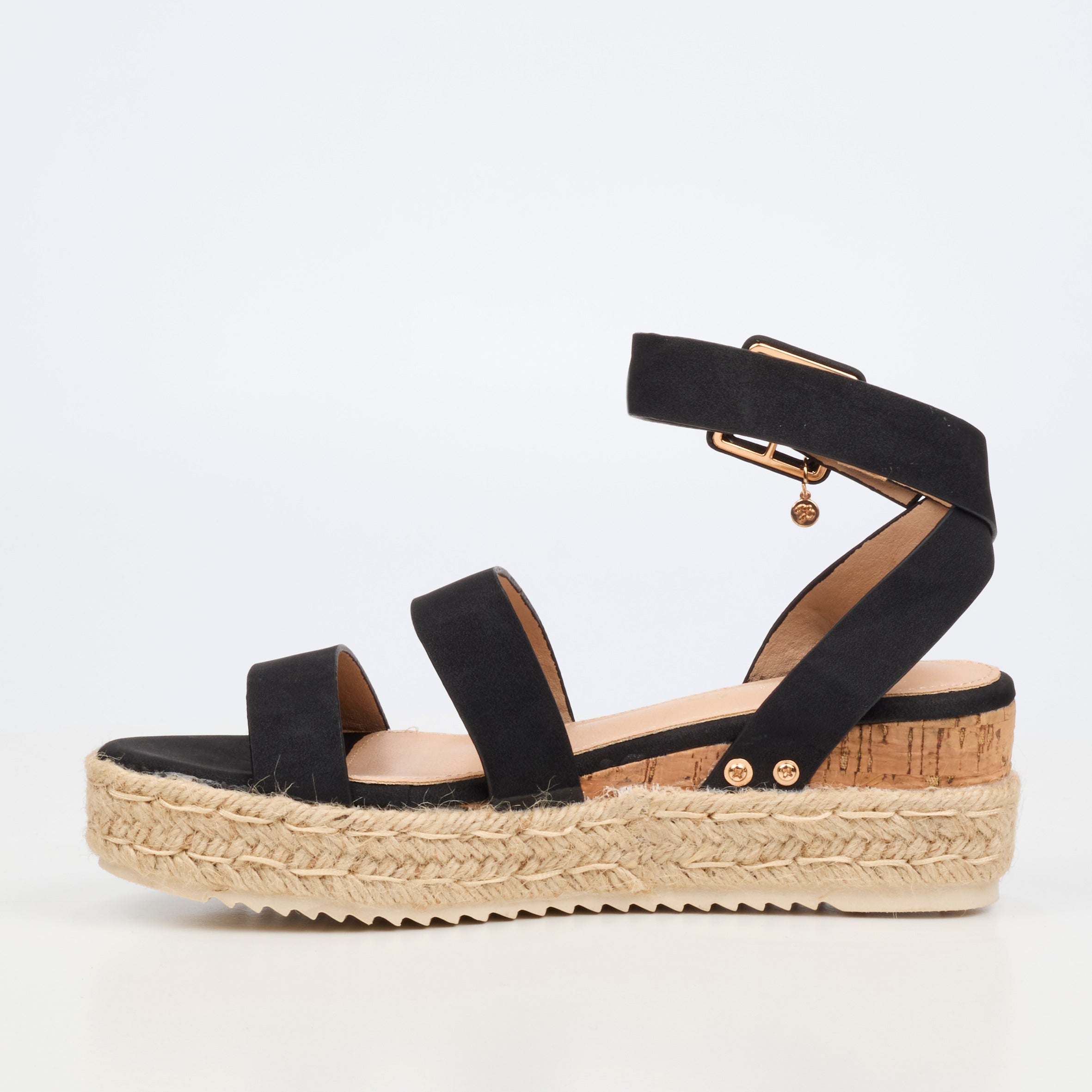 Miss Black Steffi 2 Wedge - Black