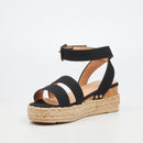 Miss Black Steffi 2 Wedge - Black footwear Miss Black