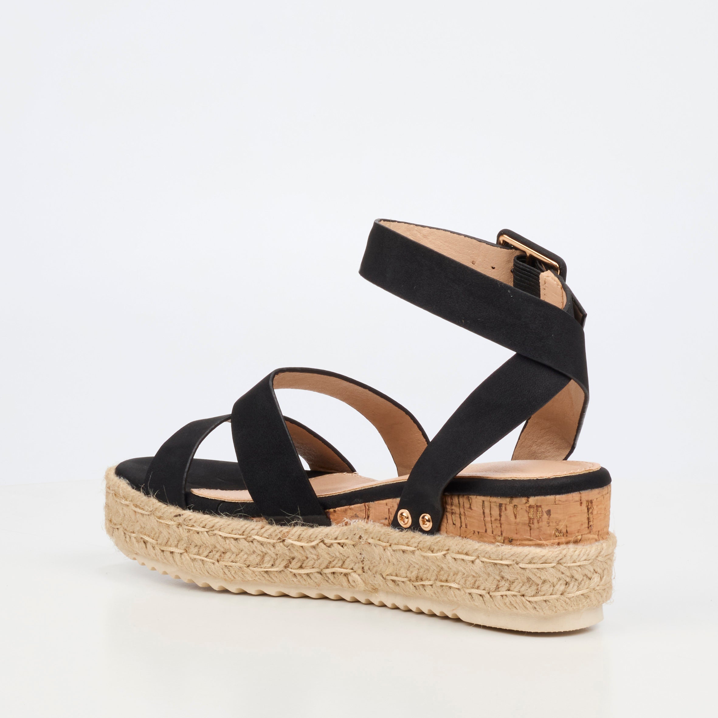 Miss Black Steffi 2 Wedge - Black