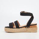 Miss Black Steffi 2 Wedge - Black footwear Miss Black