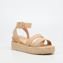 Miss Black Steffi 2 Wedge - Nude footwear Miss Black