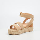 Miss Black Steffi 2 Wedge - Nude footwear Miss Black