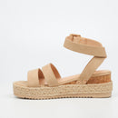 Miss Black Steffi 2 Wedge - Nude footwear Miss Black