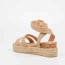 Miss Black Steffi 2 Wedge - Nude footwear Miss Black