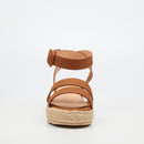 Miss Black Steffi 2 Wedge - Tan footwear Miss Black