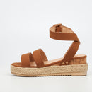 Miss Black Steffi 2 Wedge - Tan footwear Miss Black