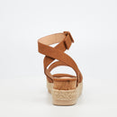 Miss Black Steffi 2 Wedge - Tan footwear Miss Black