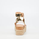 Miss Black Steffi 3 Wedge - Nude