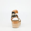 Miss Black Steffi 3 Wedge - Olive