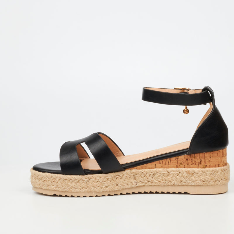 Miss Black Steffi 4 Wedge - Black