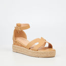 MIss Black Steffi 4 Wedge - Nude