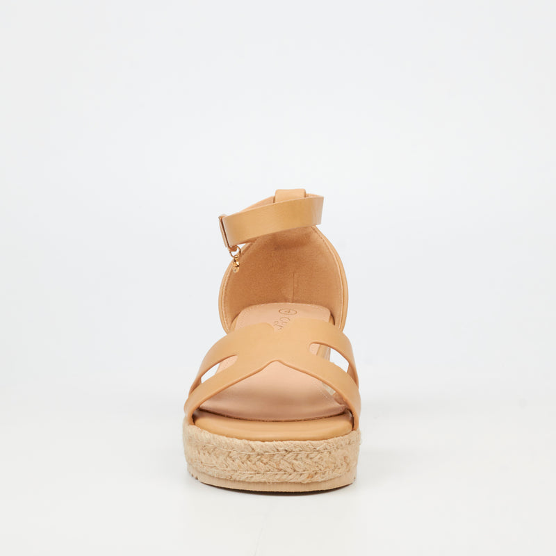 MIss Black Steffi 4 Wedge - Nude