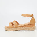 MIss Black Steffi 4 Wedge - Nude