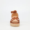 Miss Black Steffi 4 WEdge - Tan