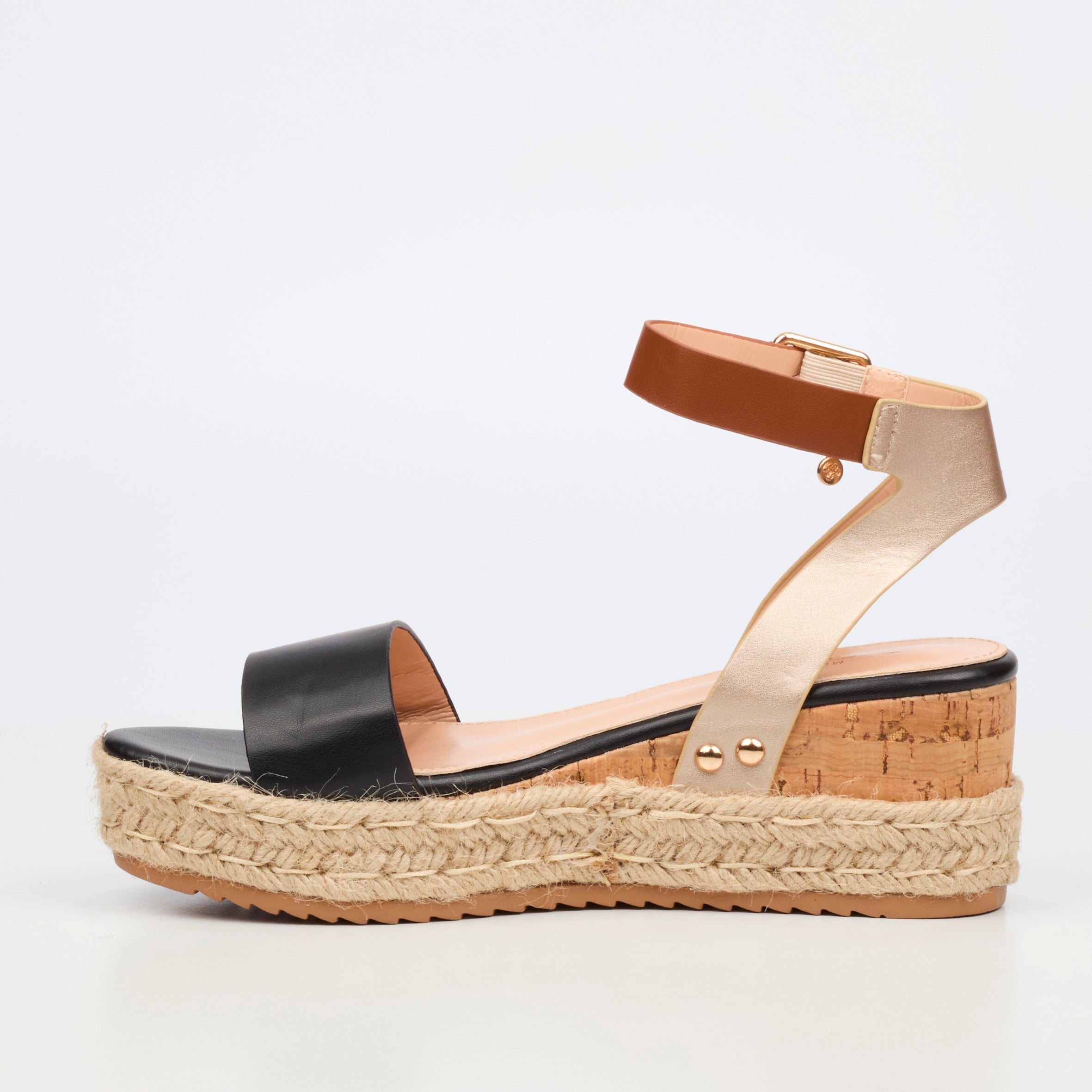 Miss Black Steffi 8 Wedge - Black