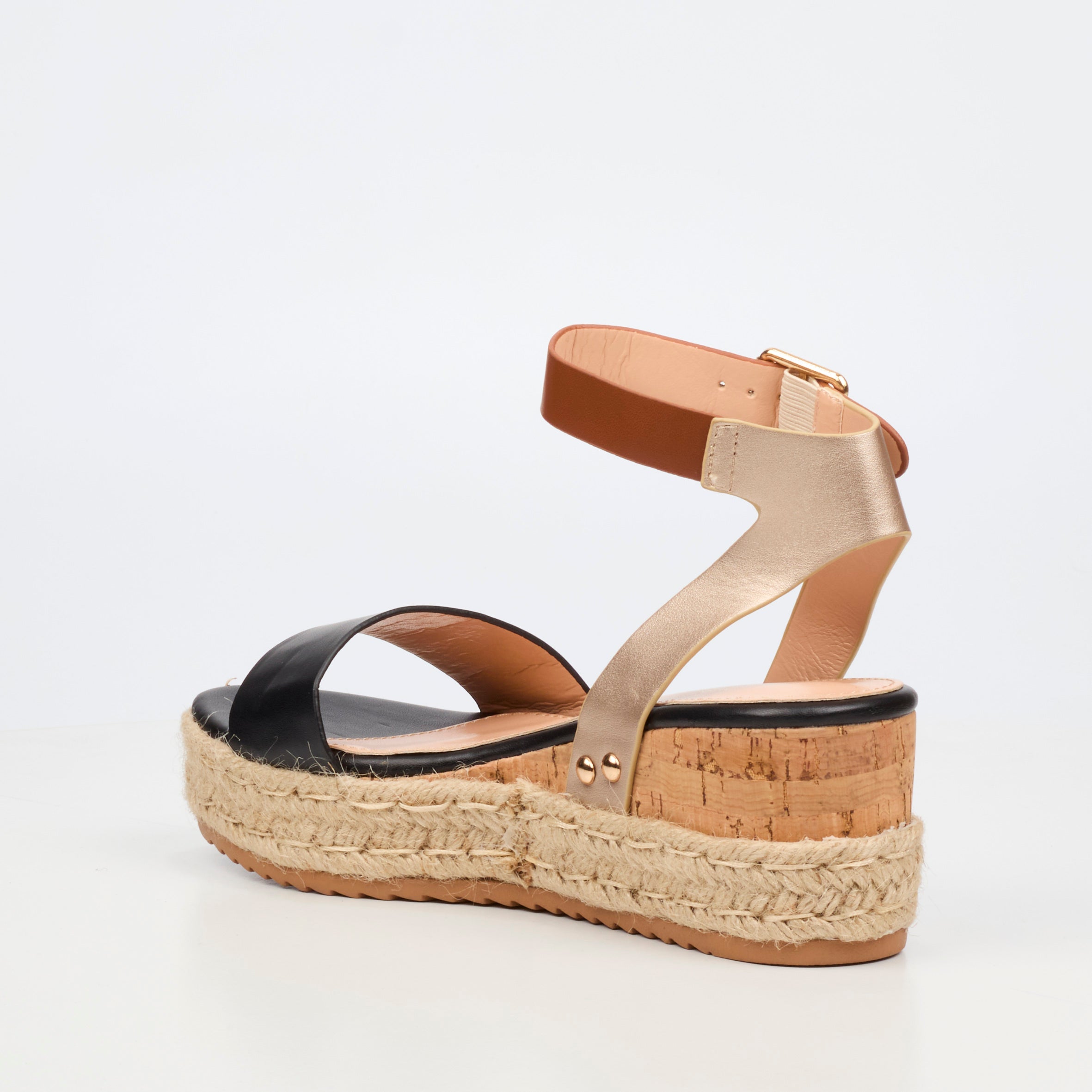 Miss Black Steffi 8 Wedge - Black