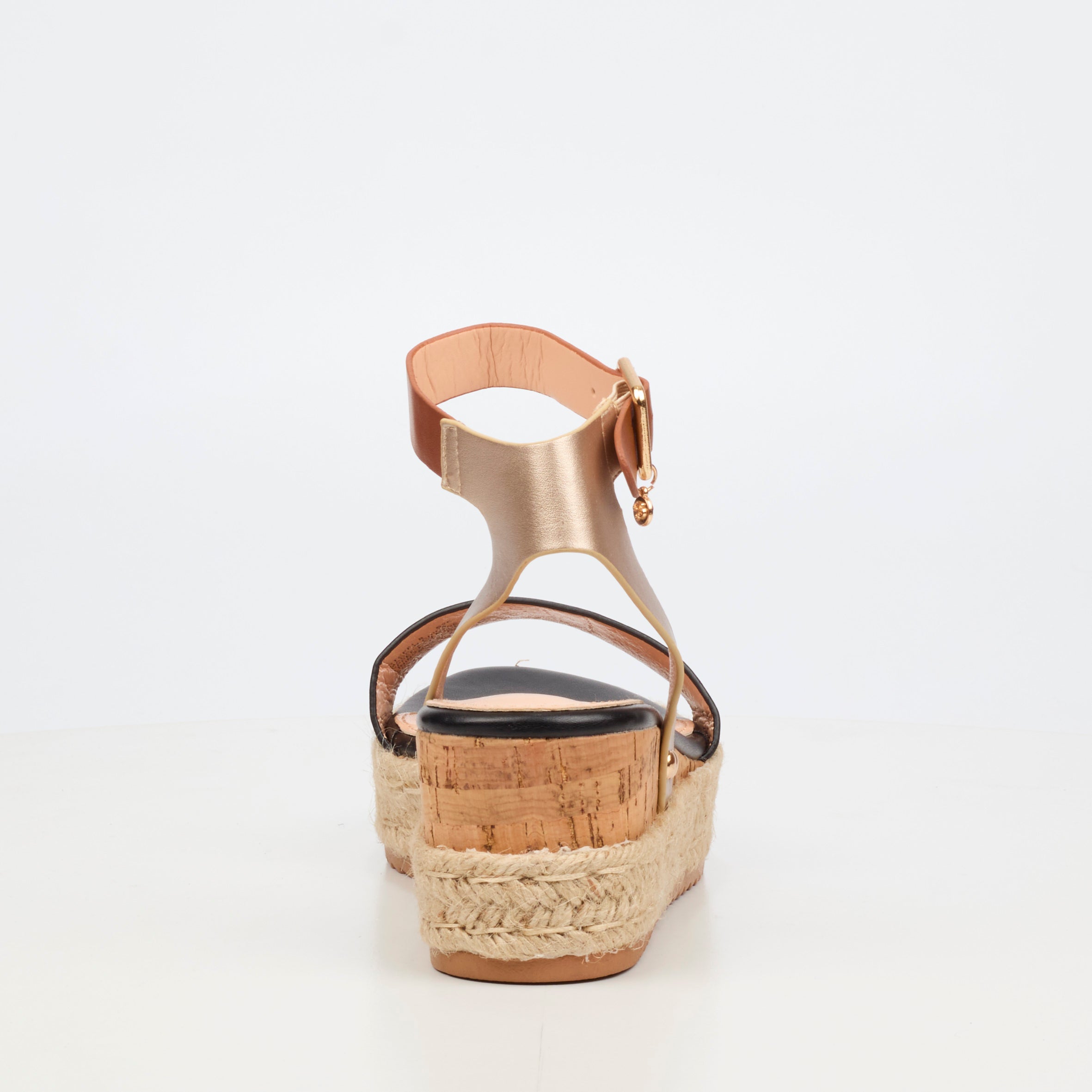 Miss Black Steffi 8 Wedge - Black