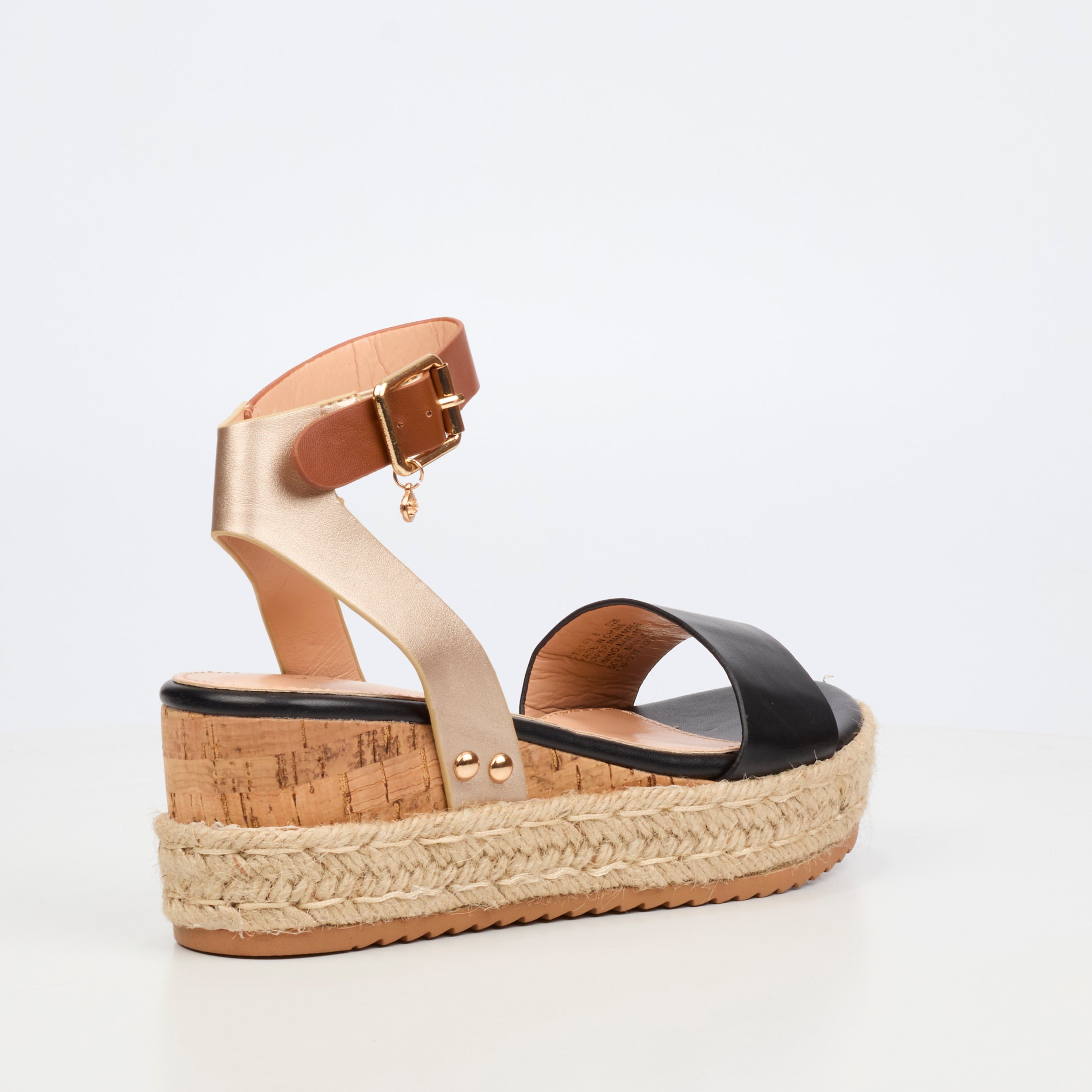 Miss Black Steffi 8 Wedge - Black
