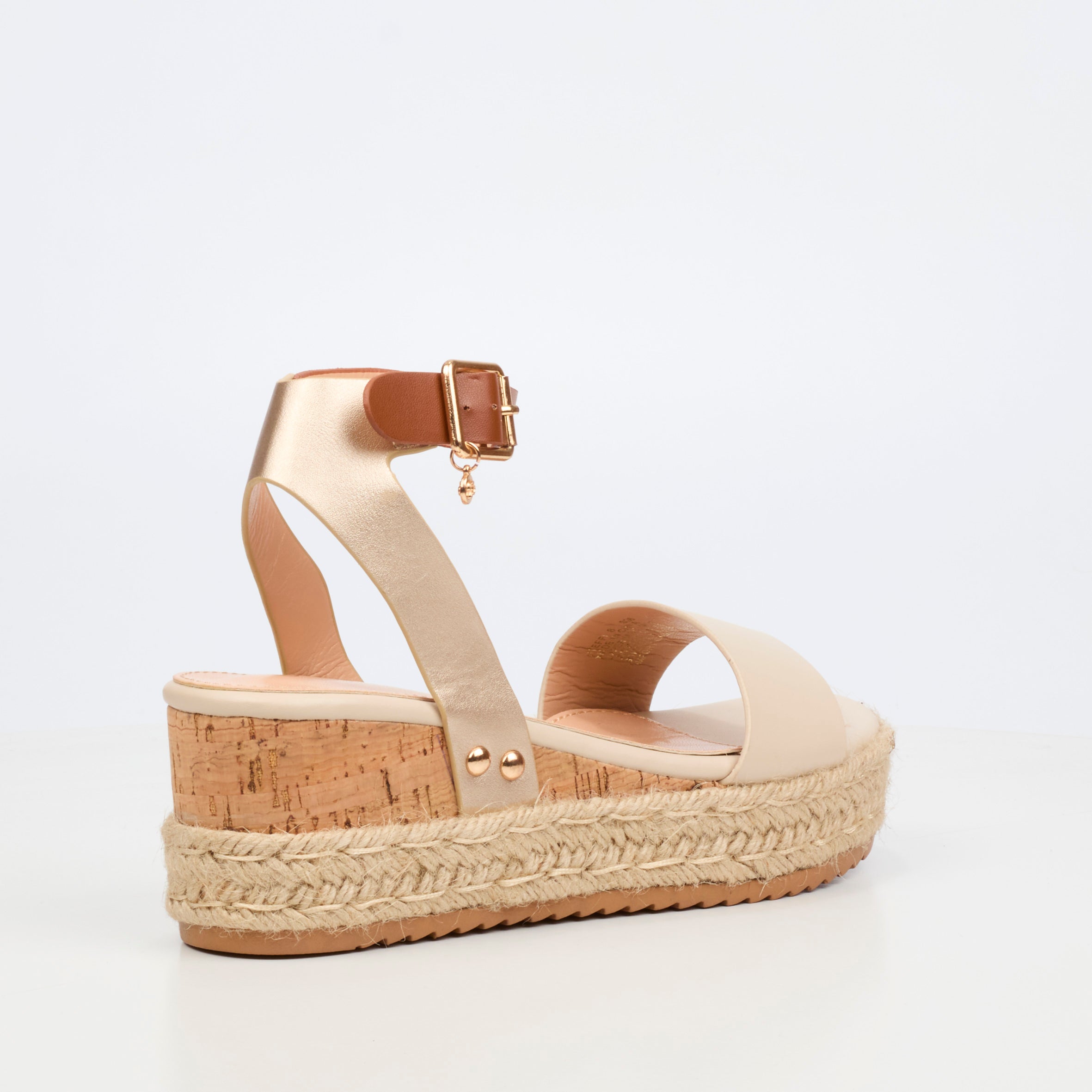 Miss Black Steffi 8 Wedge - Natural