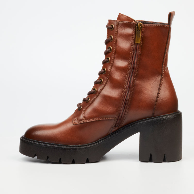 Rock & Co Street 1 Ankle Boot - Tan footwear Rocknco